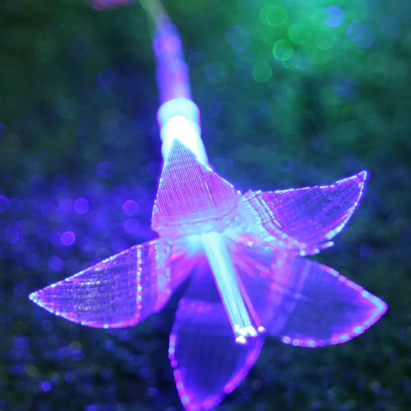 

5M 20pcsLily Flowers String Fairy lights Christmas Garland Decoration Garland LED Wedding Party Holiday Lighting Home Decor