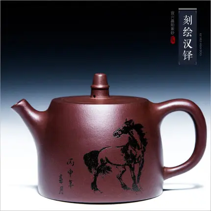 Мастер все ручной работы Исин Чайник фиолетовая Глина чайник с шариковым отверстием чайник старый фиолетовый грязевой керамический для китайского чая кунг-фу чайник чай подарок