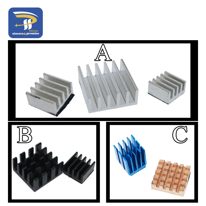 3pcs Adhesive Raspberry Pi 3 Heatsink Cooler Pure Aluminum Heat Sink Set Kit Radiator for Cooling Raspberry Pi 2 B 3pcs Adhesive Raspberry Pi 3 Heatsink Cooler Pure Aluminum Heat Sink Set Kit Radiator for Cooling Raspberry Pi 2 B