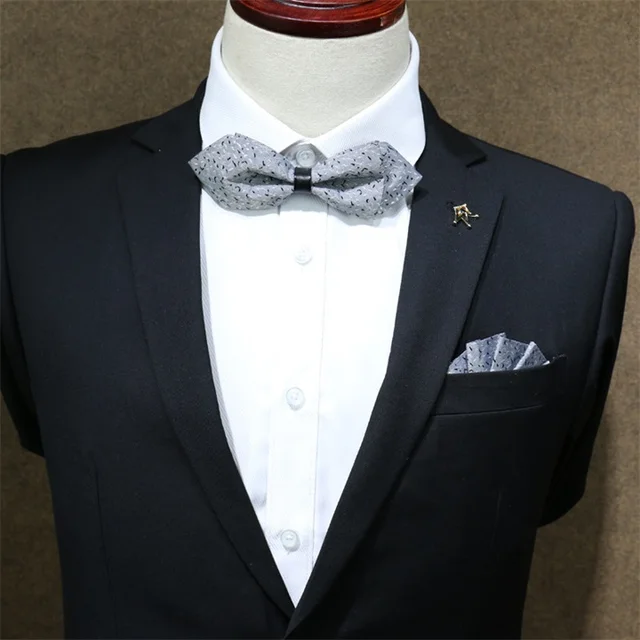 Formal Business Bowties for Mens Shirt Collar Bow Ties for Wedding ...