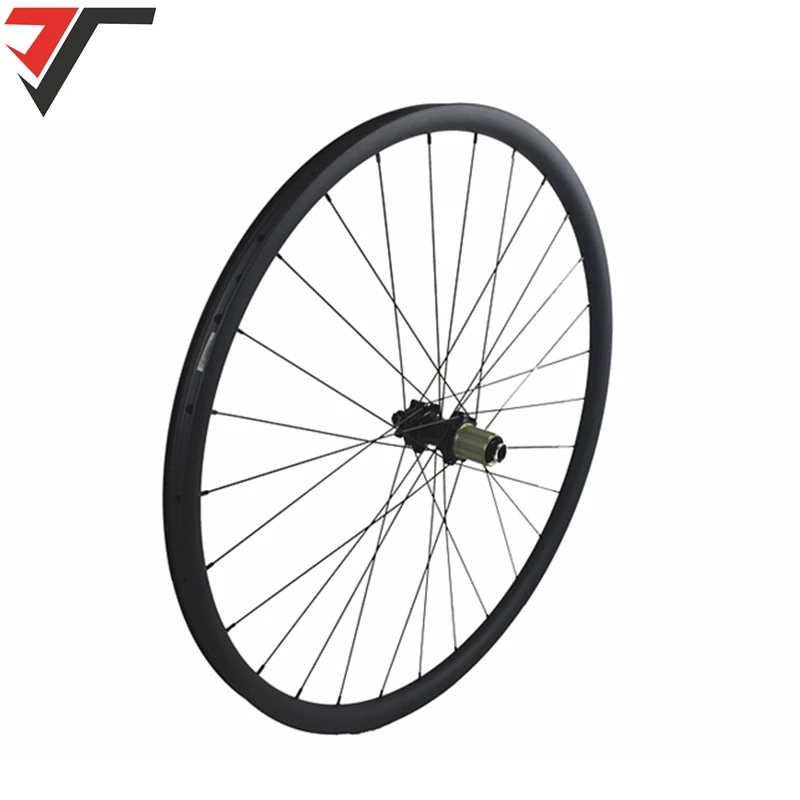 carbon BOOST wheels 27mm asymmetric 29er MTB bicycle wheels XC tubeless straight pull 15X110mm