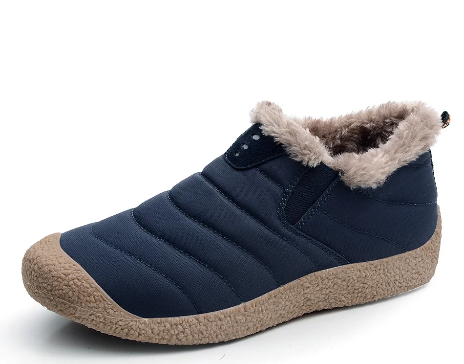 SUROM/зимняя плюшевая Водонепроницаемая теплая обувь; кожаные кроссовки для альпинизма и кемпинга; зимний спортивный светильник; нескользящие удобные лоферы