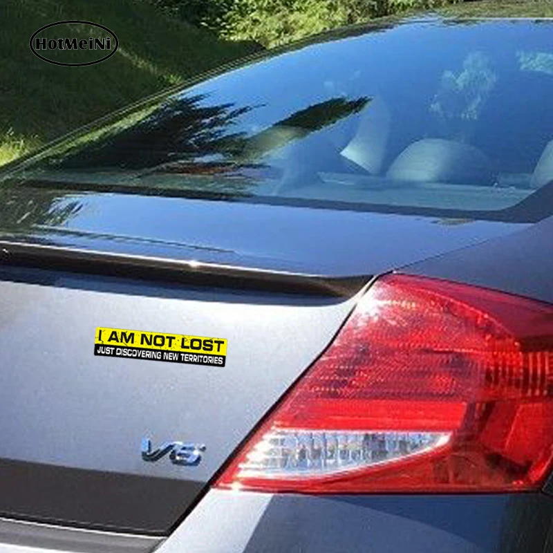 HotMeiNi автомобильный Стайлинг наклейка с надписью I Am Not Lost виниловый Забавный