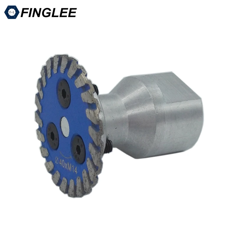 Mini Diamond Blades 2 inch (50 mm) for Granite Cutting Carving Tools Turbo Diamond Disc with 5/8-11 Thread Flange