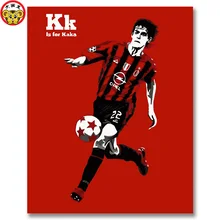 Футбольный плеер Kaka Creation Digital Painting Digital diy Раскраска по номерам Рисование по номерам