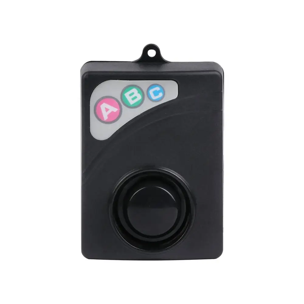 

Outdoor Bike Alarm Lock Bicycle Motorbike Cycling Security alarm Loud Anti-theft ABC Code Type Lock for Bike alarm Black