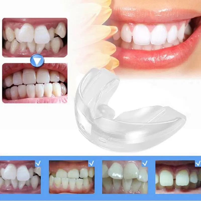 

Dental Orthodontic Teeth Corrector Braces Tooth Retainer Straighten Tools teeth capped Transparent
