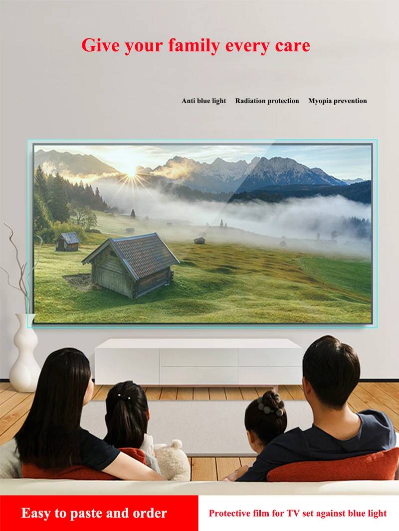 55" TV Screen Protector film Anti-Blue ray Eye protection film screen protector film Bule reduce anti-radiation film