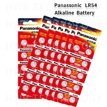 

200X 100% Genuine wholesale PANASONIC LR54 189 AG10 L1131 SR1130 G10 V10GA 389 Alkaline Button Cell Coin Battery Free Shipping