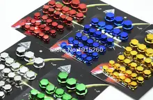 30 Piece Motorcycle Plastic Bolt Screw Decorative Caps For Honda Yamaha Kawasaki Ducati Triumph font b