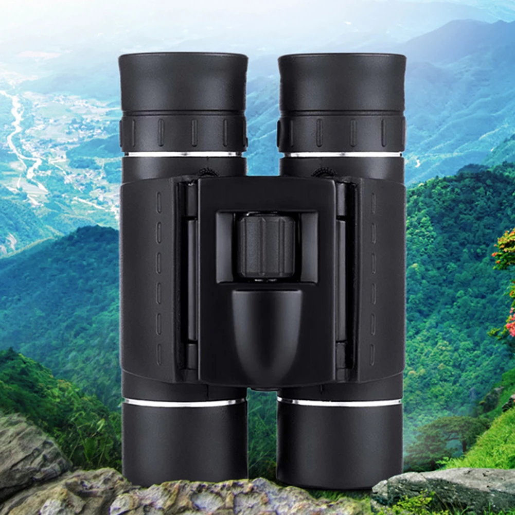 مع الحبل في الهواء الطلق ألعاب التخييم خفيفة الوزن طوي التكبير تلسكوب الصيد طويلة المدى 10X25 مصغرة مجهر الرياضة هدية