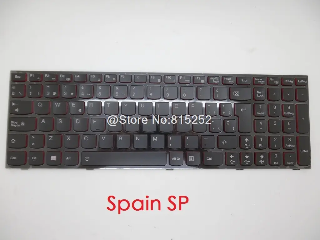 Клавиатура для ноутбука lenovo Y500 Y500N Y500NT Y500S Y510 Y510P Y590 Y590P английский США Испания SP Arabia AR латинская ла японская JP новая