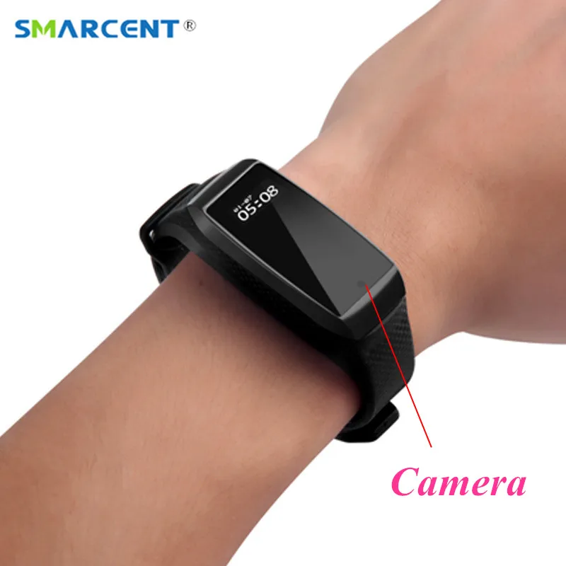 

SMARCENT K69 Smart Bracelet Sports dv Camera HD 1080P Mini Camera Wristband Secret Camera Sports Kamera Micro Camara Pedometer