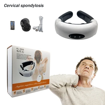 

Electric Pulse Back and Neck Massager Far Infrared Heating Pain Relief Tool Health Care Relaxation