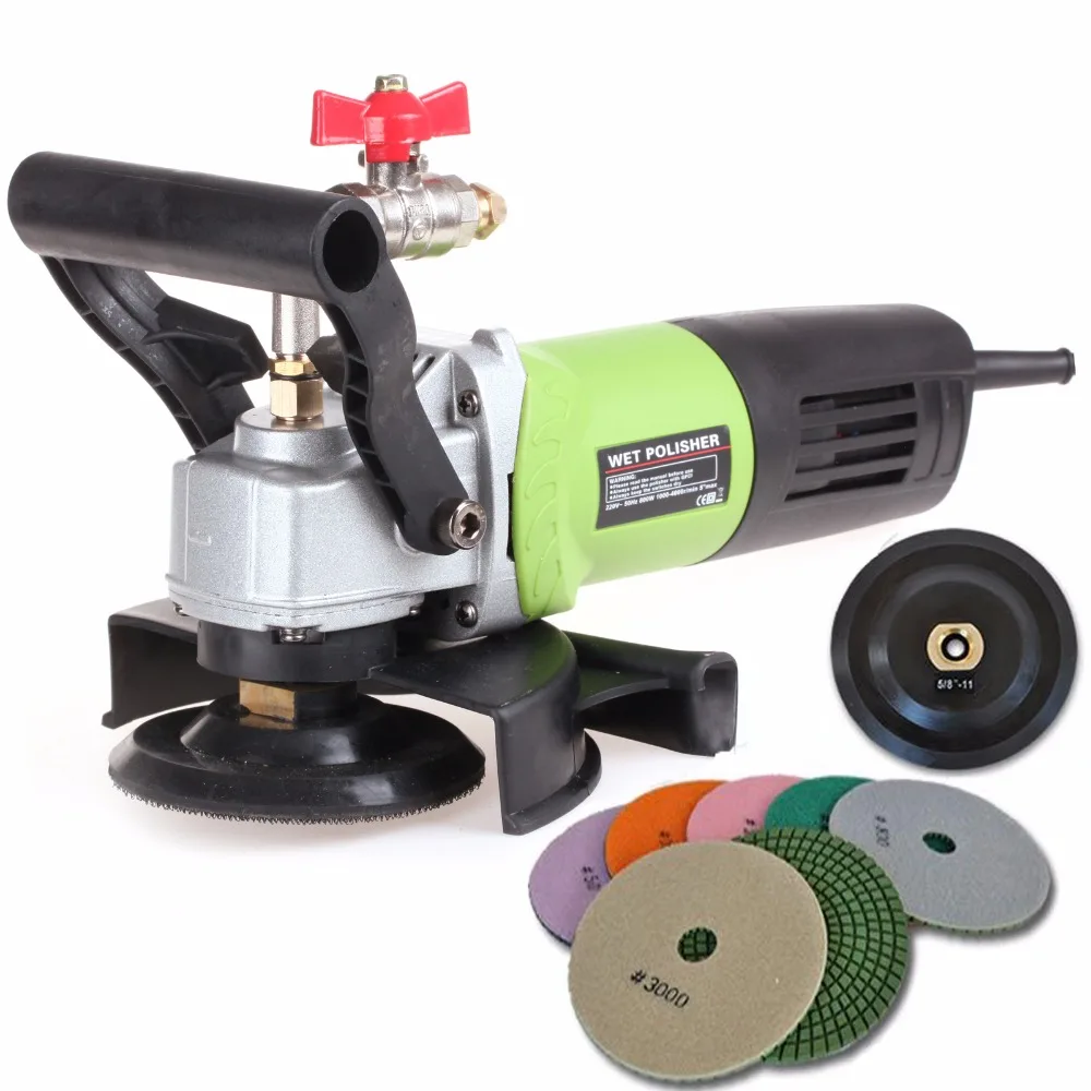 SPTA 110V Professional 800W Wet Polisher / Grinder & 100mm Granite