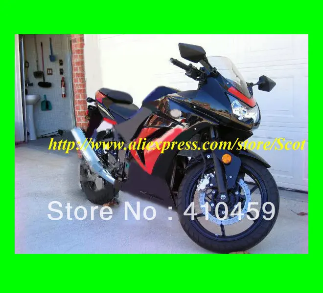 

Popular red black Fairing kit for KAWASAKI Ninja ZX250R 08 09 10 11 12 ZX 250R 2008 2012 EX250 08-12 2008-2012