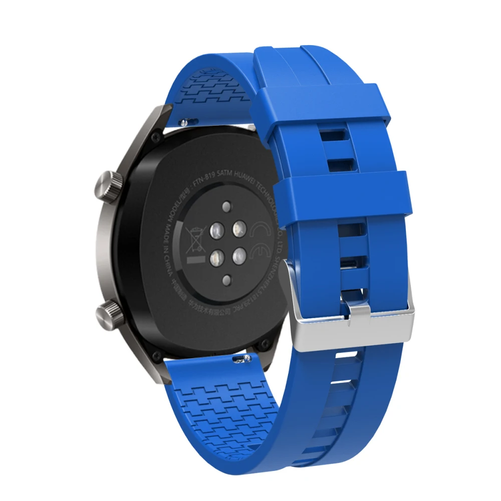 Ремешок для huawei Watch GT 22 мм ремешок для часов мягкий силиконовый сменный спортивный браслет резиновый ремешок для часов аксессуары 22 мм