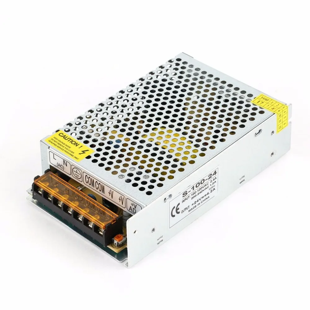 12V/24V 100W Surveillance Camera Power Supply Monitor Power Adapter LED Monitor Accessory Switching Power Supply