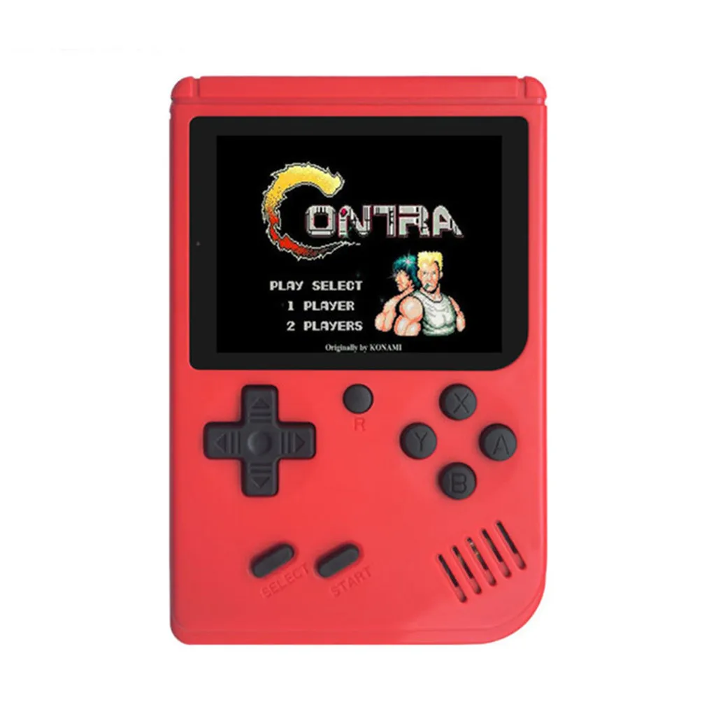 Ретро Портативный мини портативные игровые консоли 8 бит 3 дюймов Цвет ЖК-дисплей детская Цвет игровой плеер встроенный 168 игр
