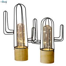 Алмазные цветочные горшки для цветов настольные лампы для Спальня кровать ламповый светильник ночник светодиодный E27 Беспроводной Батарея Гостиная светильник для учебы