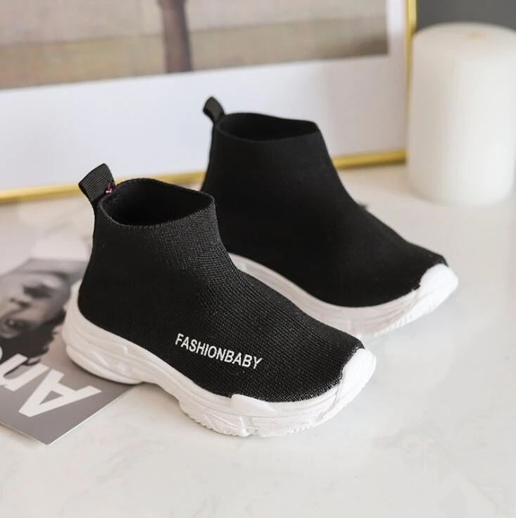 2019 ربيع الخريف الأطفال أحذية طفل الفتيان الرياضية تنفس رياضية طفل الفتيات الأزياء تشغيل الطلاب Antilsippery أحذية