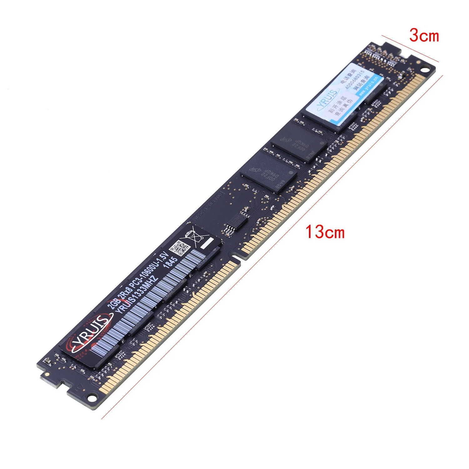 Горячая-Yruis Ddr3 2G Pc Ram Память Dimm 1,5 V Настольный Ram Внутренняя Память Ram для компьютерных игр Ram