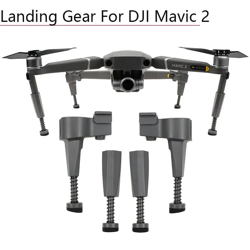 Повышенная посадка для DJI Mavic 2 Pro кронштейн Zoom удлиняющая ножку пружинный