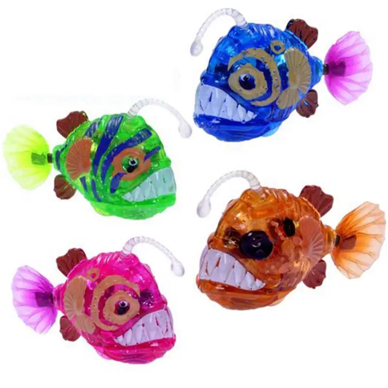 font b Electronic b font Flashing Swim Fish Toys Activated Battery Powered Lantern fish Pet