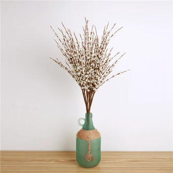 

10pcs Artificial Decorative Flowers Spring Peach Blossom Cherry Plum Branch Flower Home Decoration Wedding Simulation Flower