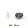 (50 pieces/lot) 12mm Metal Rivets Jeans Buttons Shoes decorative Snap nails  button Clothing & Accessories 5