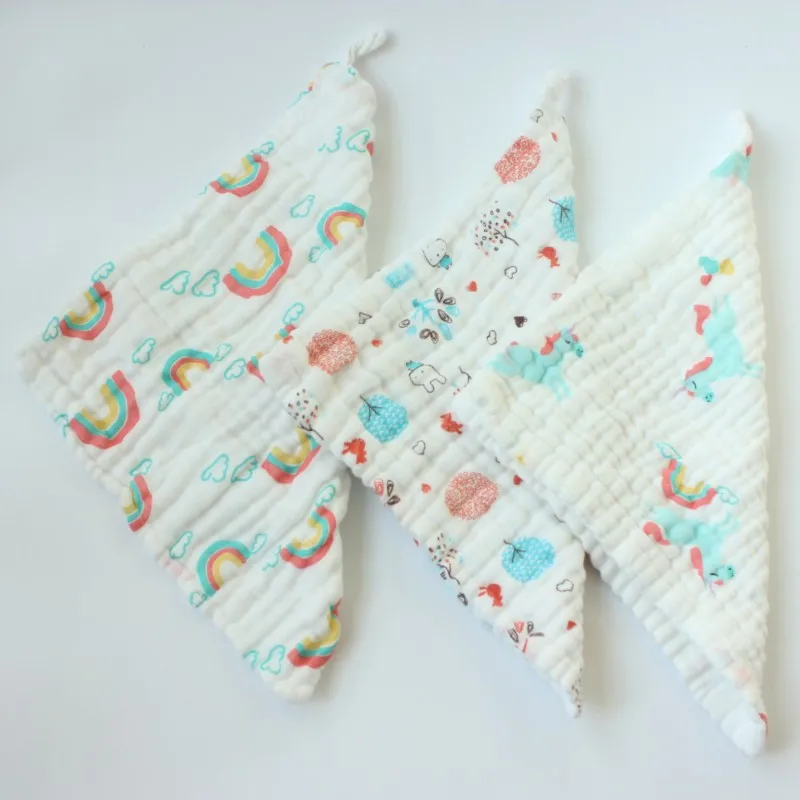 3 шт. Baby Bib слюны Полотенца стирка Для ванной стрелка животных мультфильм ткань