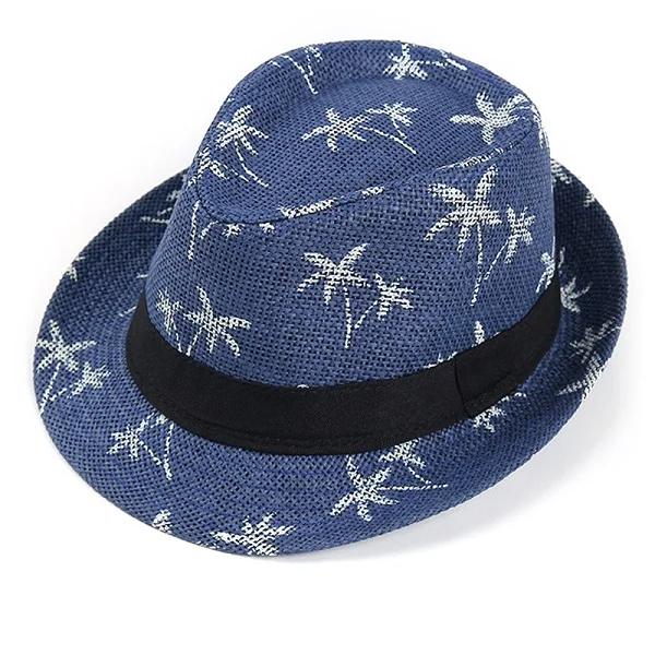 Новые универсальные печатные солнцезащитные шляпы для женщин соломенная шляпа Новые Летние путешествия пляж Кепка Солнцезащитная - Цвет: As The Picture