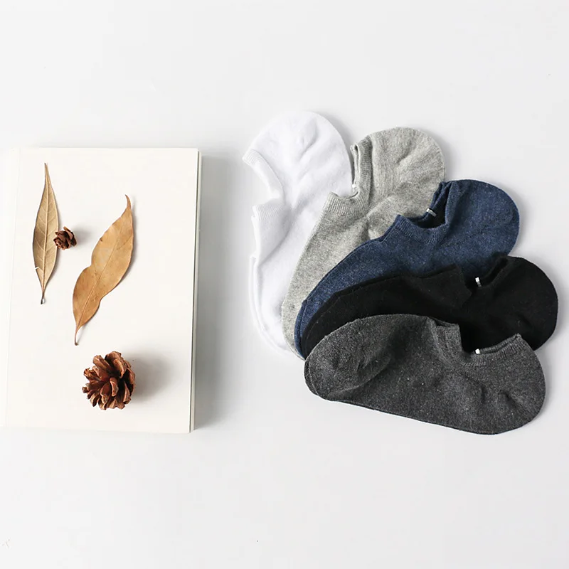 

Semir Socks Simple Design Breathable Comfy Socks Set New Style Solid Color Cotton Socks Spring-Summer Breathable