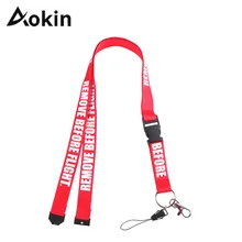 Aokin remove Before Flight ремешок для мобильного телефона шнурок для ключей шеи ремни ремешки держатель удостоверения личности брелок повесить веревку