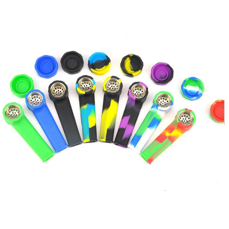 Cigarette New Design 25g 9cm Little Silicone Small Weed Pipes Electric