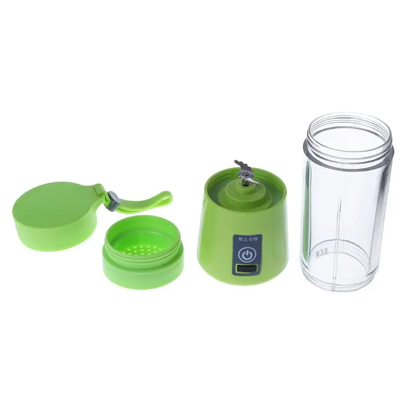 USB Electric Juicer Fruit Juice Mini Portable Outdoor Sports Rechargeable 400ml Home Shake Mixer Baby Food Soybean Milk Maker