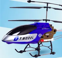 134 cm super besar profesional RC Helikopter Gyro Logam 3.5CH QS8006 RTF Listrik 2 Kecepatan Model dengan rudal led lightRC drone