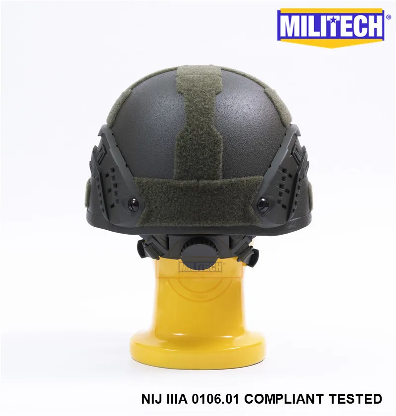 MILITECH Оливер Drab OD MICH NIJ Level IIIA Тактический пуленепробиваемый арамидный шлем ACH ARC OCC