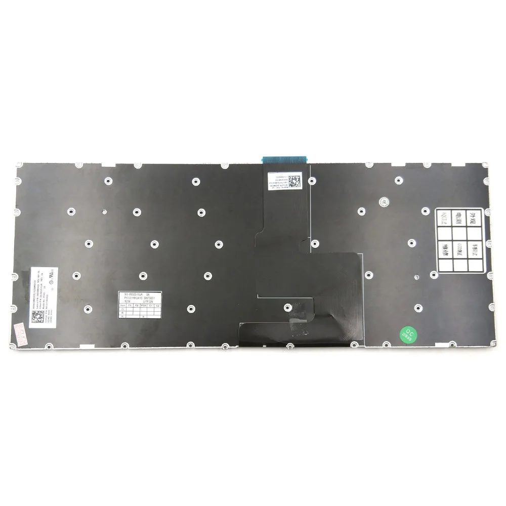 Новая клавиатура для ноутбука lenovo Yoga 720-15IKB 520-14IKB type 80X8 81C8 US Black без рамки