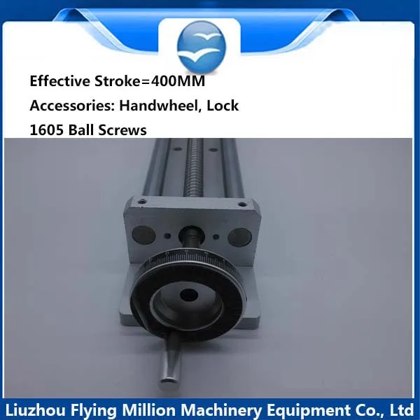 

Linear Slide Stage  optical axis sliding table  module1605 ball screw slider+ handwheel