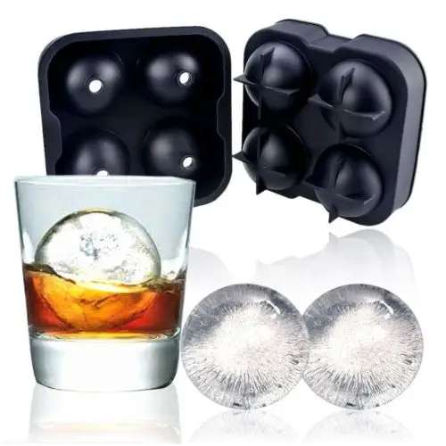 Силиконовые виски льда Куб 3D мяч производитель плесень Сфера плесень вечерние бар лоток AU