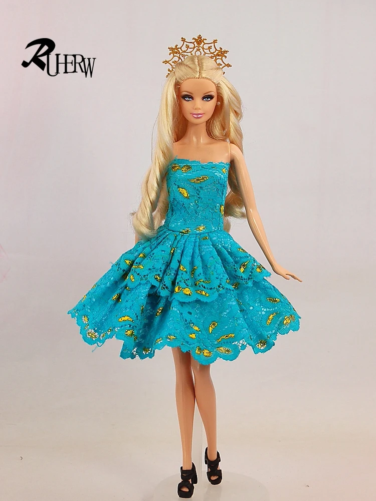 1 шт., модное балетное платье, Одежда для куклы Барби, высокое качество, короткое платье