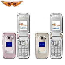 Разблокированный Nokia 6085 GSM 2G 1,8 дюймов fm-радио 970 мАч флип Восстановленный мобильный телефон многоязычный