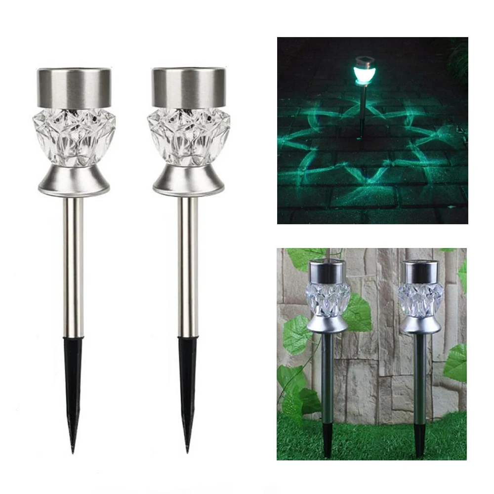 

4PCS LED Solar Garden Light Waterproof LEDs Solar Lawn Lamp Outdoor Solar Pathway Yard torch lights Decoration garden lighting