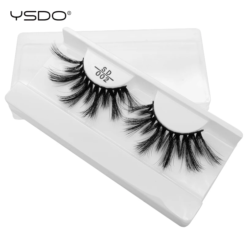 

YSDO 1 pair 3d mink lashes 25mm eyelashes dramatic eyelashes natural false lashes mink eyelashes volume lashes long eyelashes 02