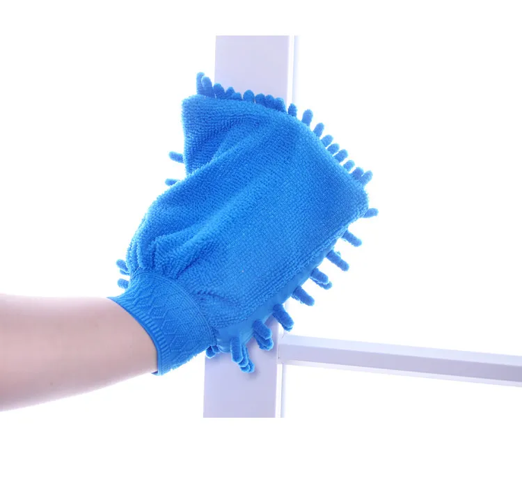 Комплекта салфетки для рук Двусторонняя шенильная микрофибра очистки тканевые перчатки для чистки тряпка начисто вытирайте скатерти