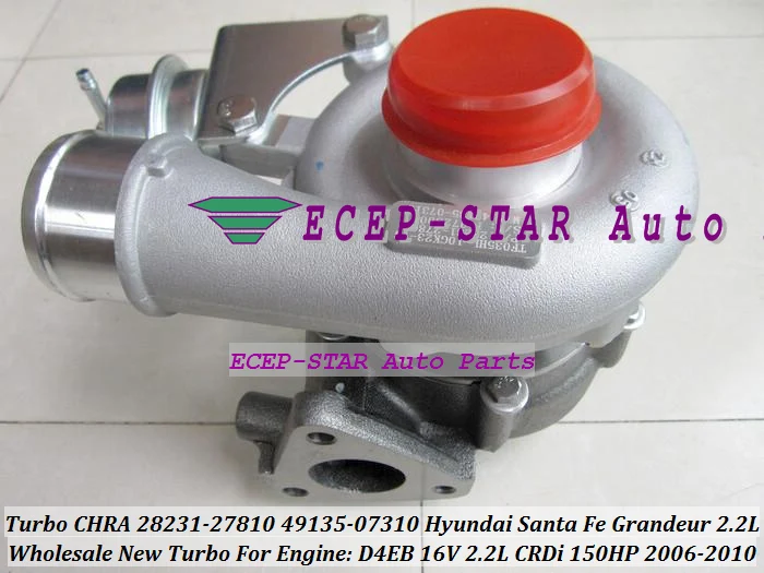 Turbocharger Turbo TF035 28231-27810 49135-07310 49135-07311 49135-07312 For HYUNDAI Santa Fe Grandeur CRDi D4EB 2.2L (6)
