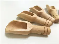 Мини Деревянные черпаки для ванны ложка для соли конфеты ложка для муки совки кухонные инструменты 2019 специальные Ложки Посуда