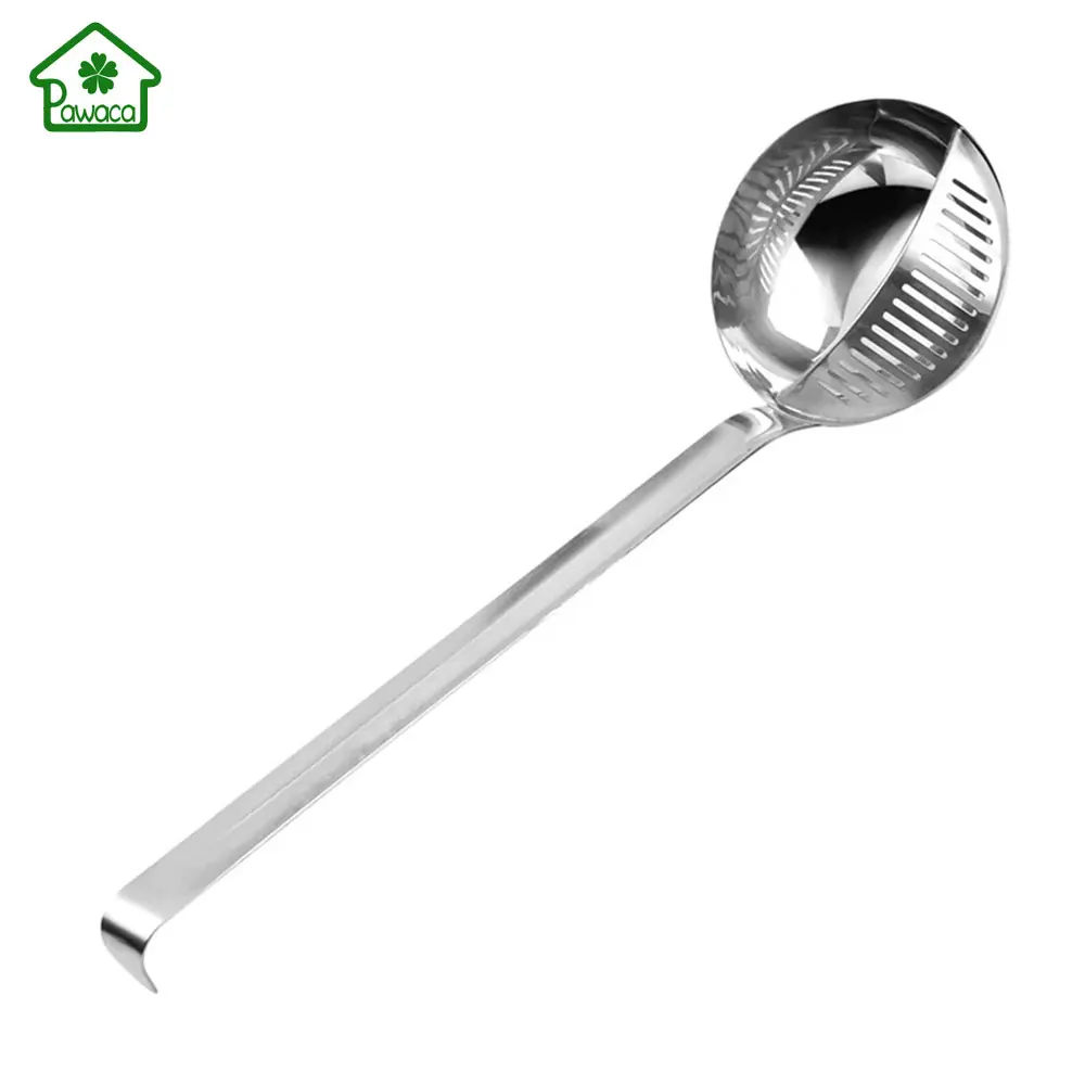 Multifunction Hot pot Colander spoon Large Stainless Steel Soup Spoon