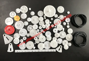 

81 Pcs Different Type Mini Micro Plastic Gear 0.5 Modulus Rack Reduction Gear Box Use For Science And Technology Model Making